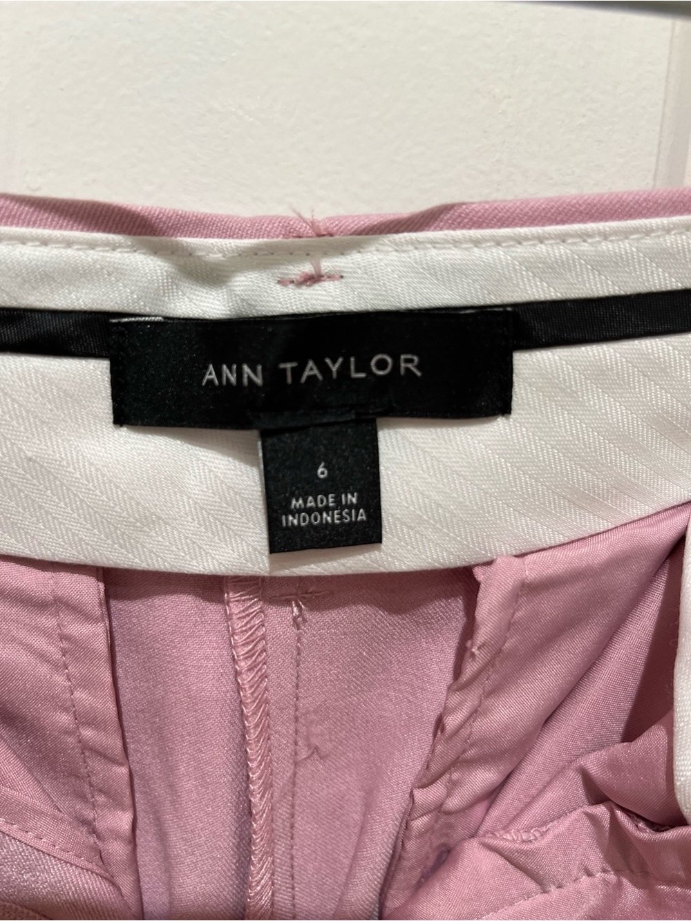 NWOT Ann Taylor Perfect Wide-Leg Pants in Dusted Orchid Size 6 - Picture 12 of 12